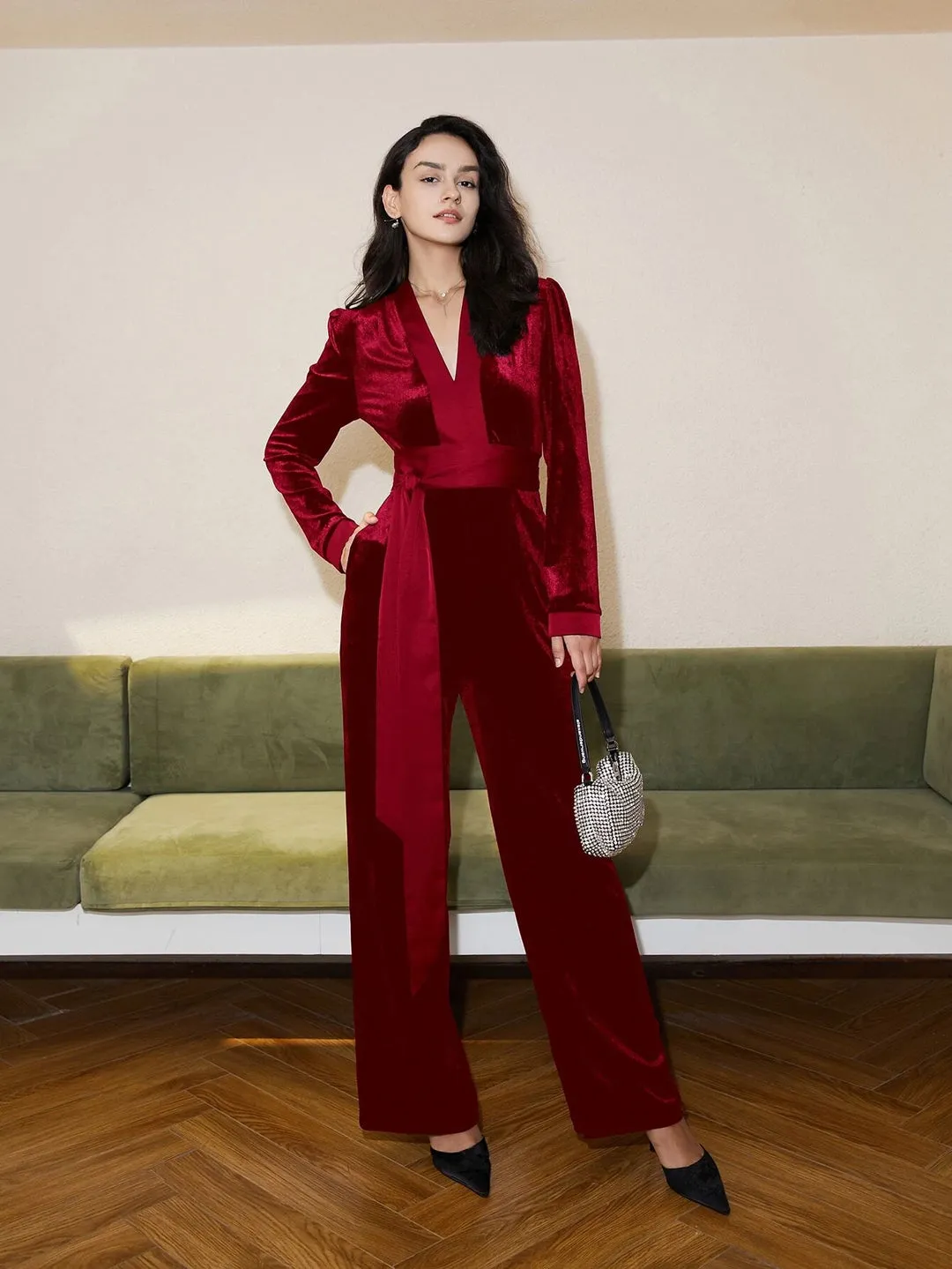 Бархатный комбинезон / Фото comfy jumpsuits