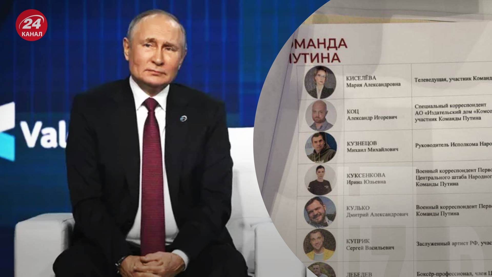 Путін зібрав свою "команду мрії" Путін зібрав свою "команду мрії"