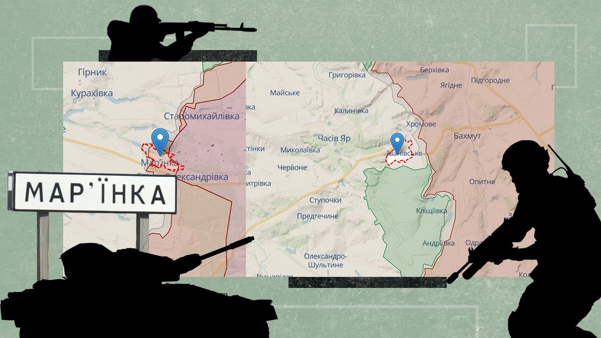 Росіяни майже захопили Мар'їнку - карта фронту за тиждень