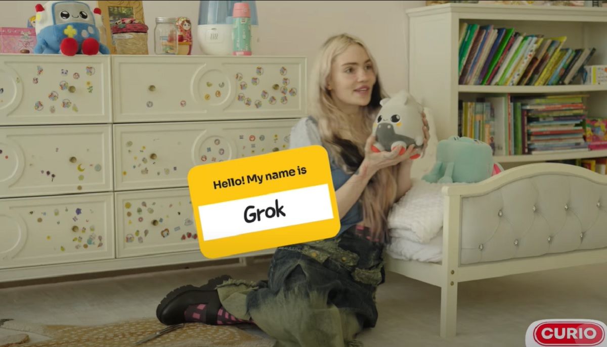 Grimes выпускает ИИ игрушку Grock