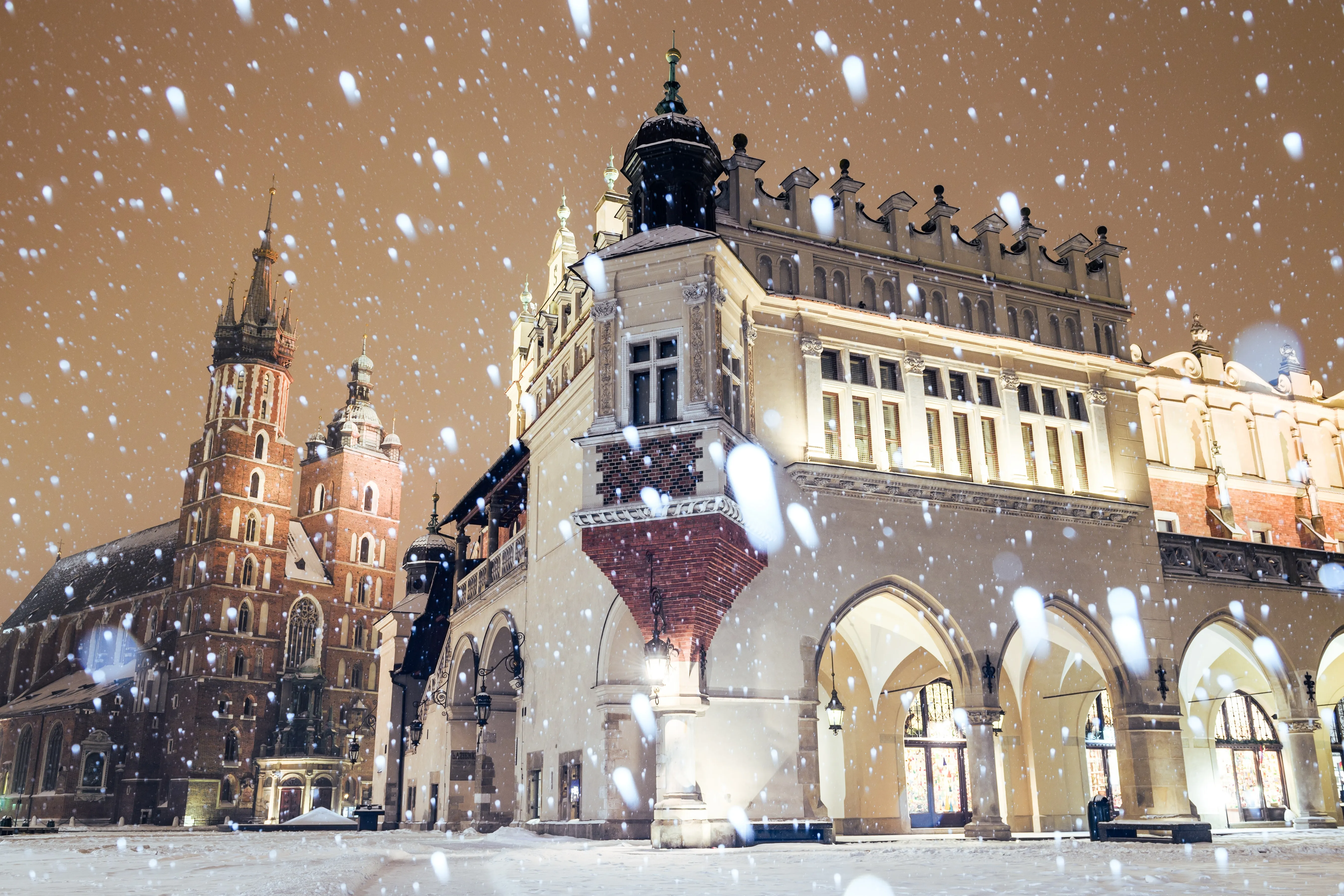 Польша. Зимний Краков