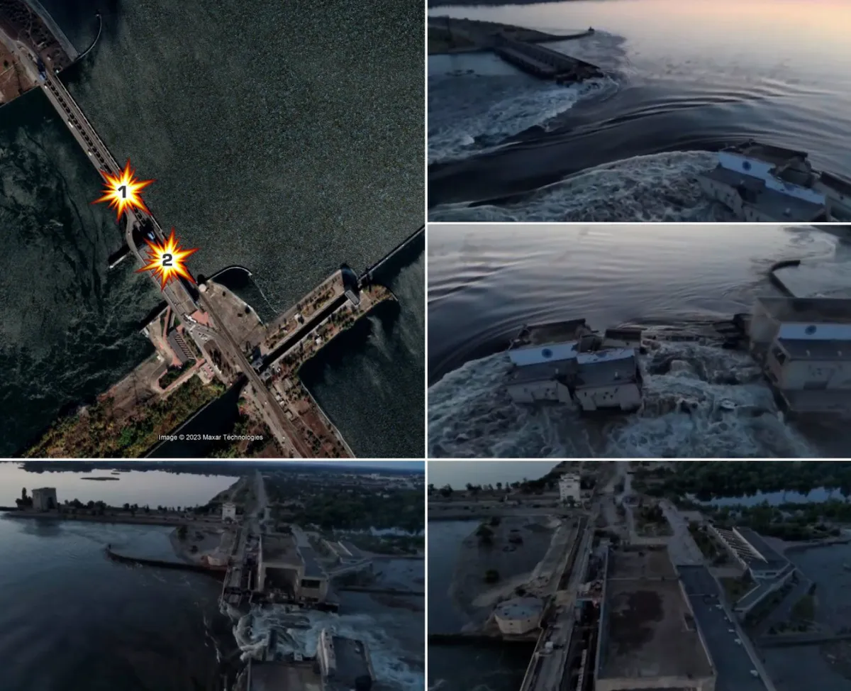 Підрив Каховської ГЕС Підрив Каховської ГЕС