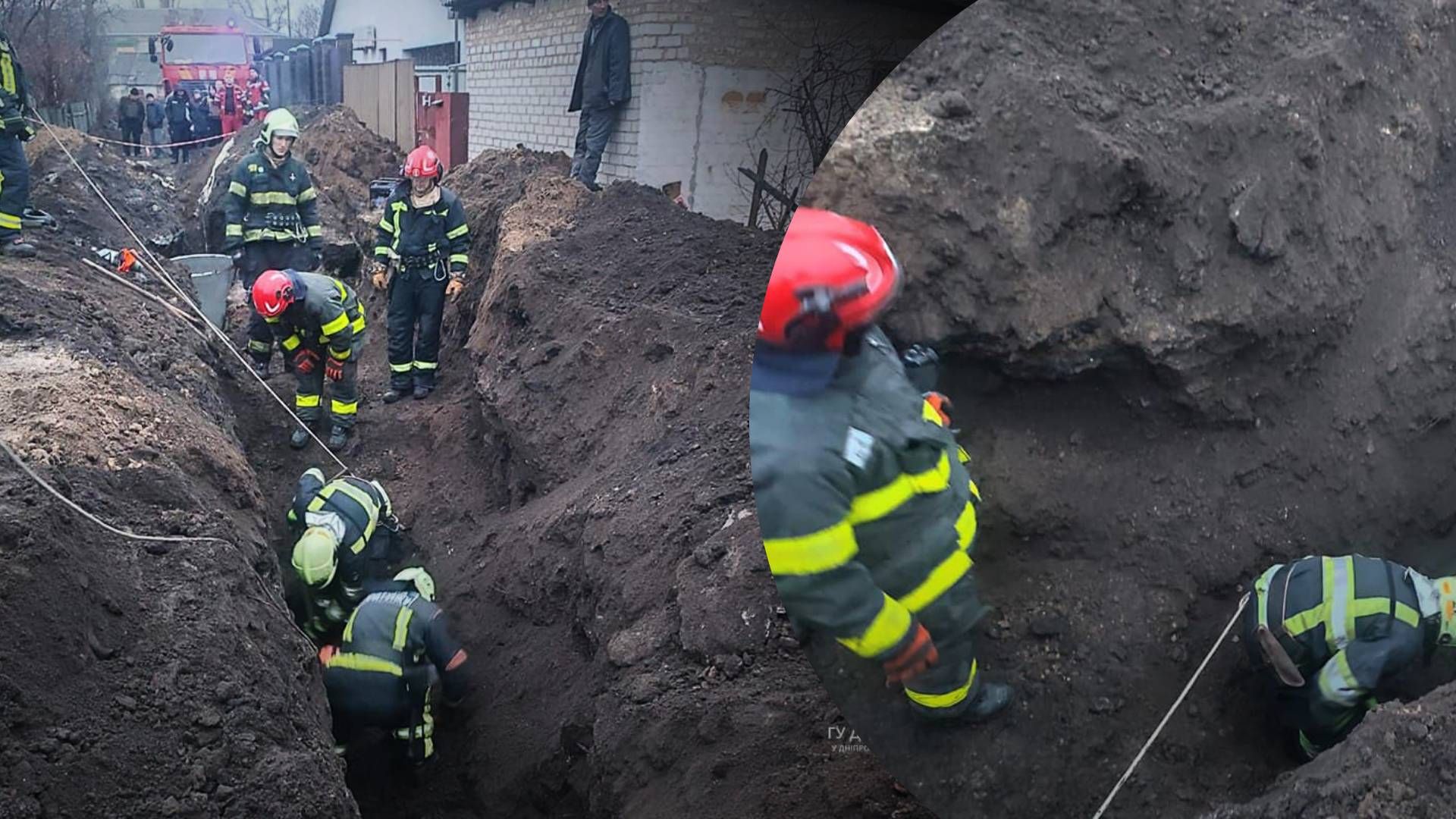 Рятувальники на Дніпропетровщині дістали тіло людини, яку засипало ґрунтом - 24 Канал