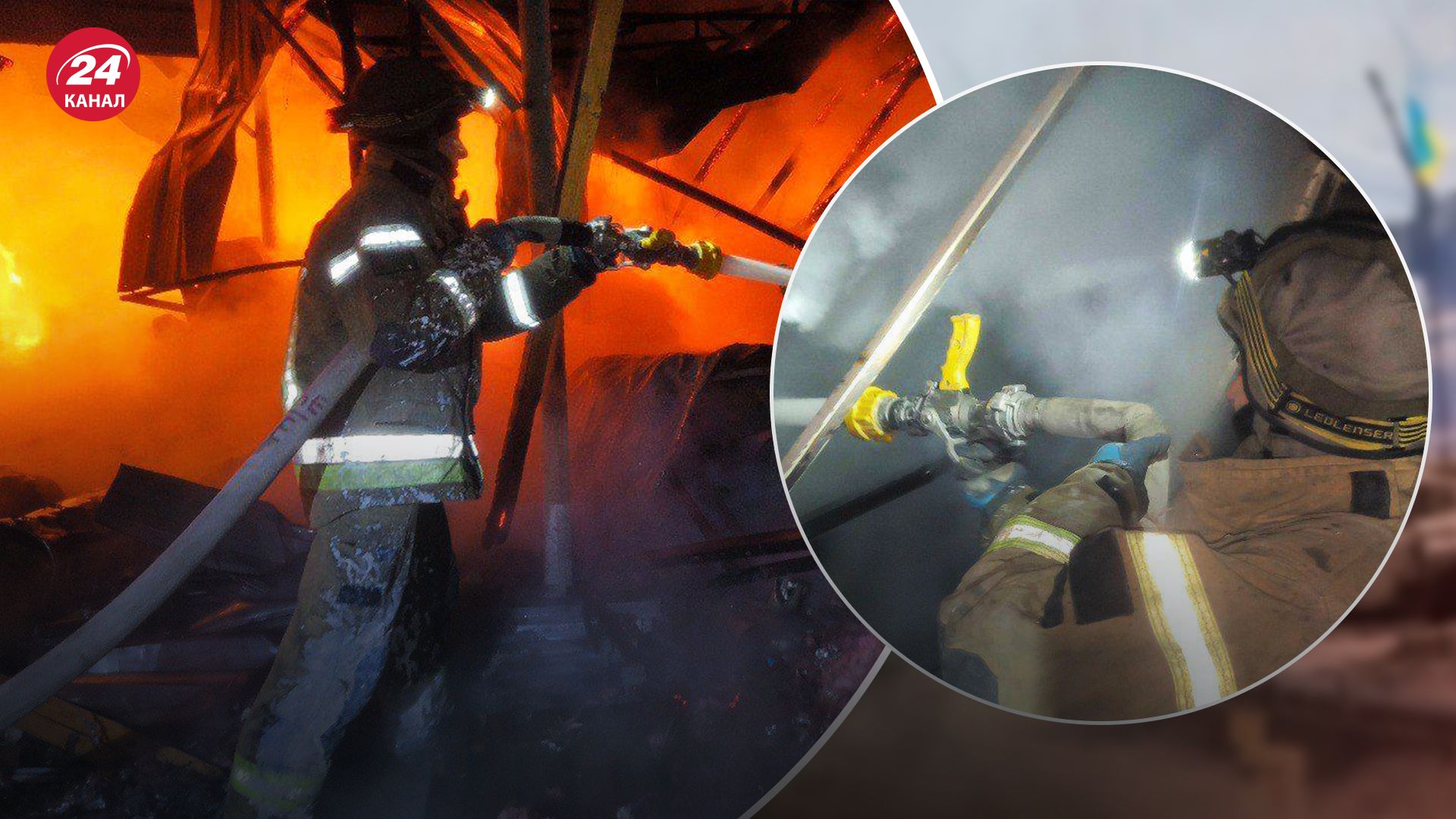 Рятувальники ліквідовували наслідки атаки до ранку Рятувальники ліквідовували наслідки атаки до ранку