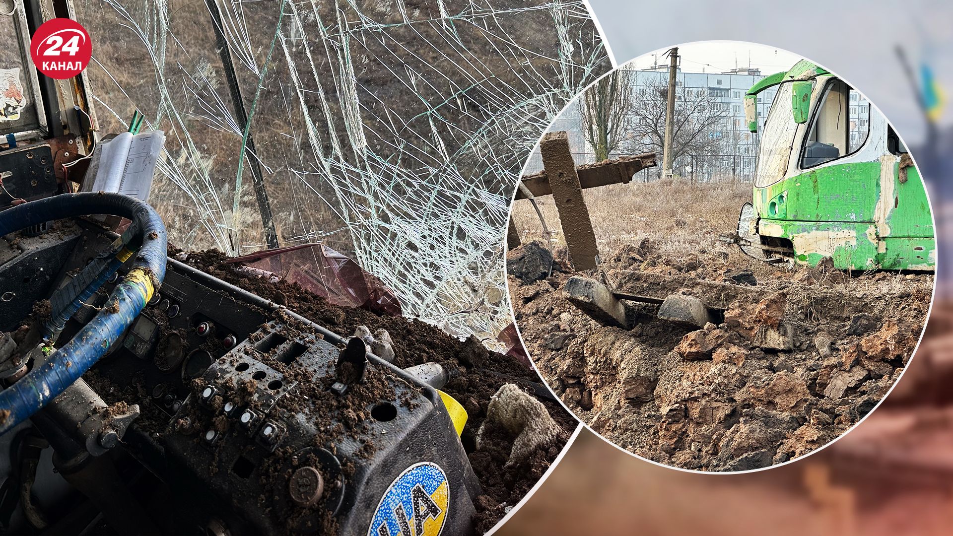 Під час нічної атаки по Харкову 20 грудня 2023 влучили в депо Під час нічної атаки по Харкову 20 грудня 2023 влучили в депо