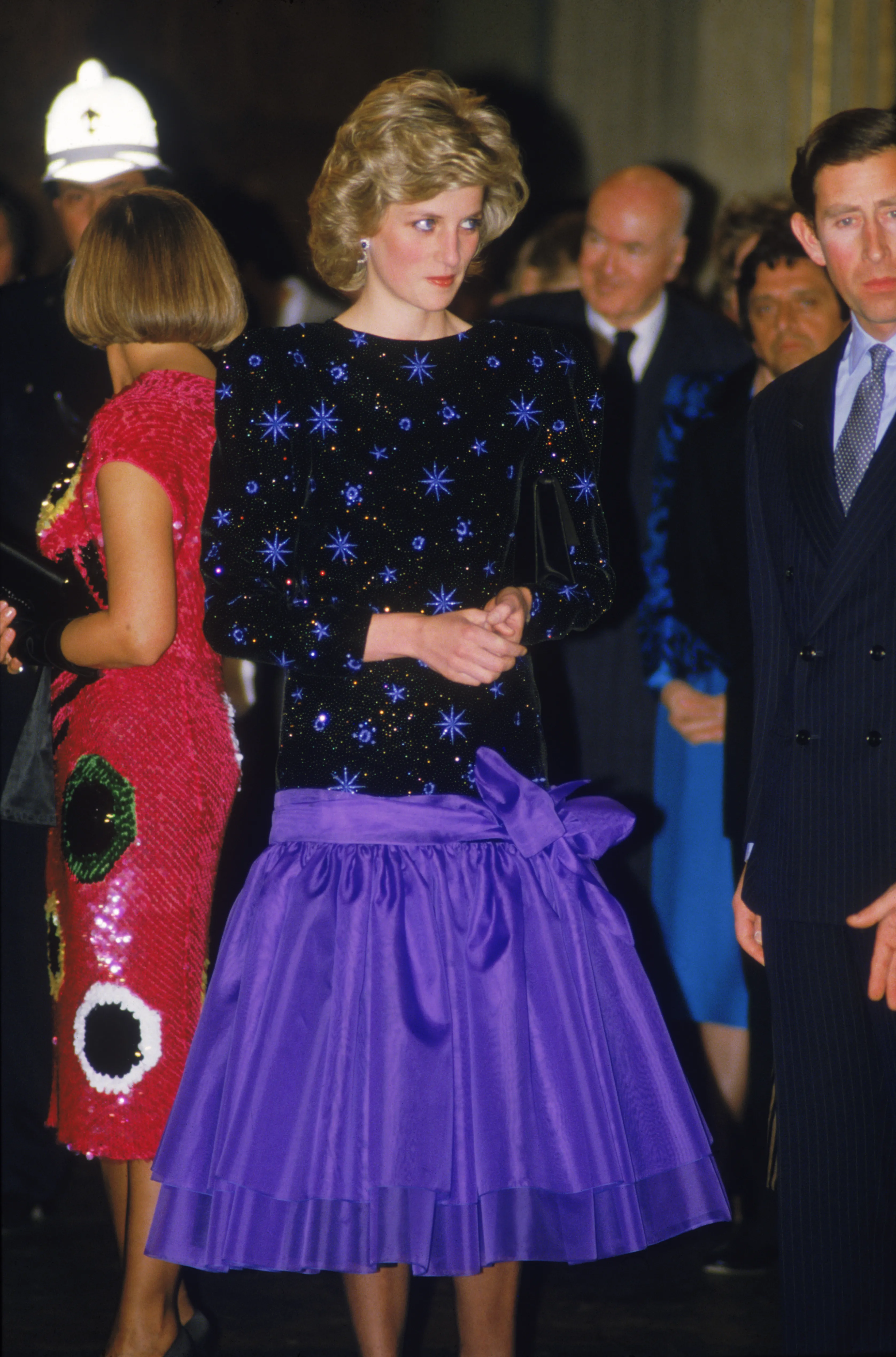 Принцесса Диана в платье, проданном на аукционе / Фото: Jayne Fincher/Getty Images
