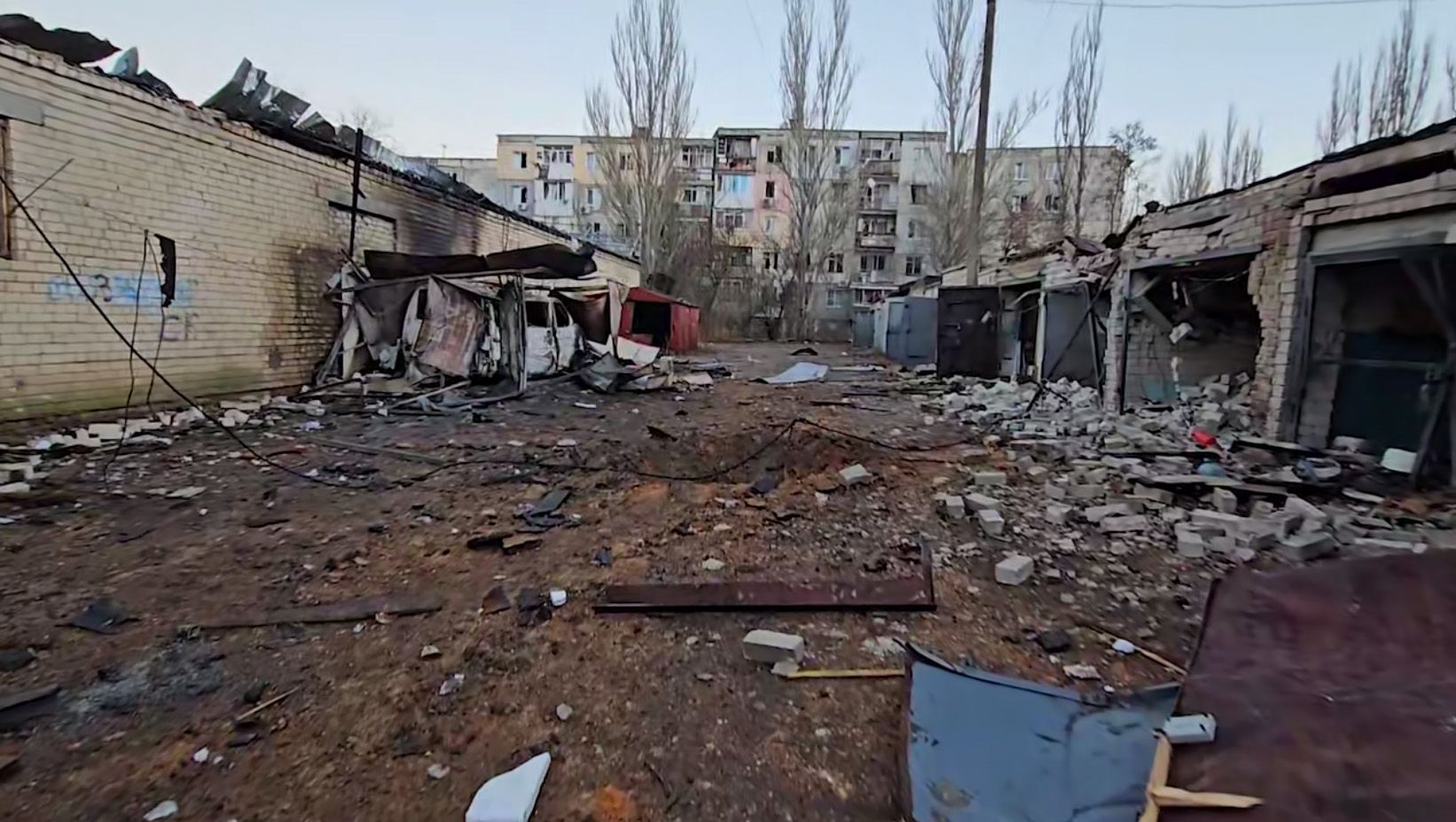 Последствия атаки по Херсонской области Последствия атаки по Херсонской области