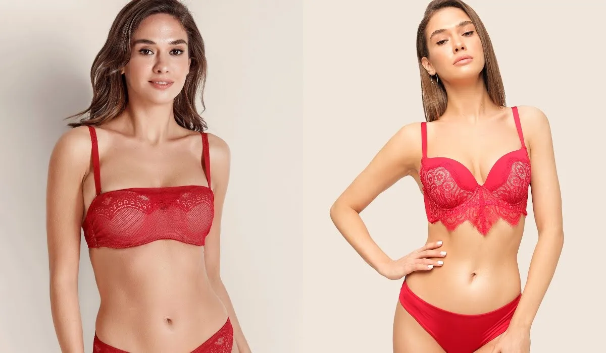 В червоній білизні Anabel Arto легко почуватись впевнено В червоній білизні Anabel Arto легко почуватись впевнено