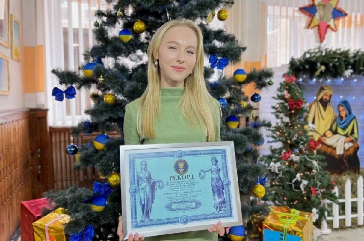 Англійська мова 11-класниця встановила рекорд України і отримала грант 