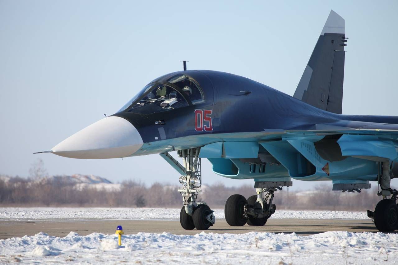 Российский истребитель Су-34