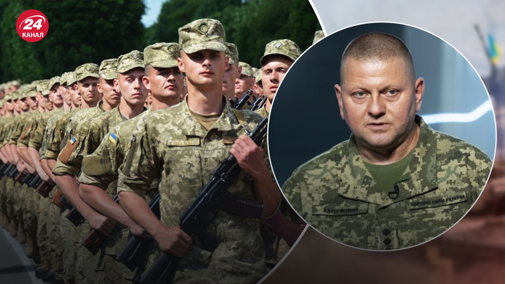 Залужный высказался об освобождении срочников из украинской армии