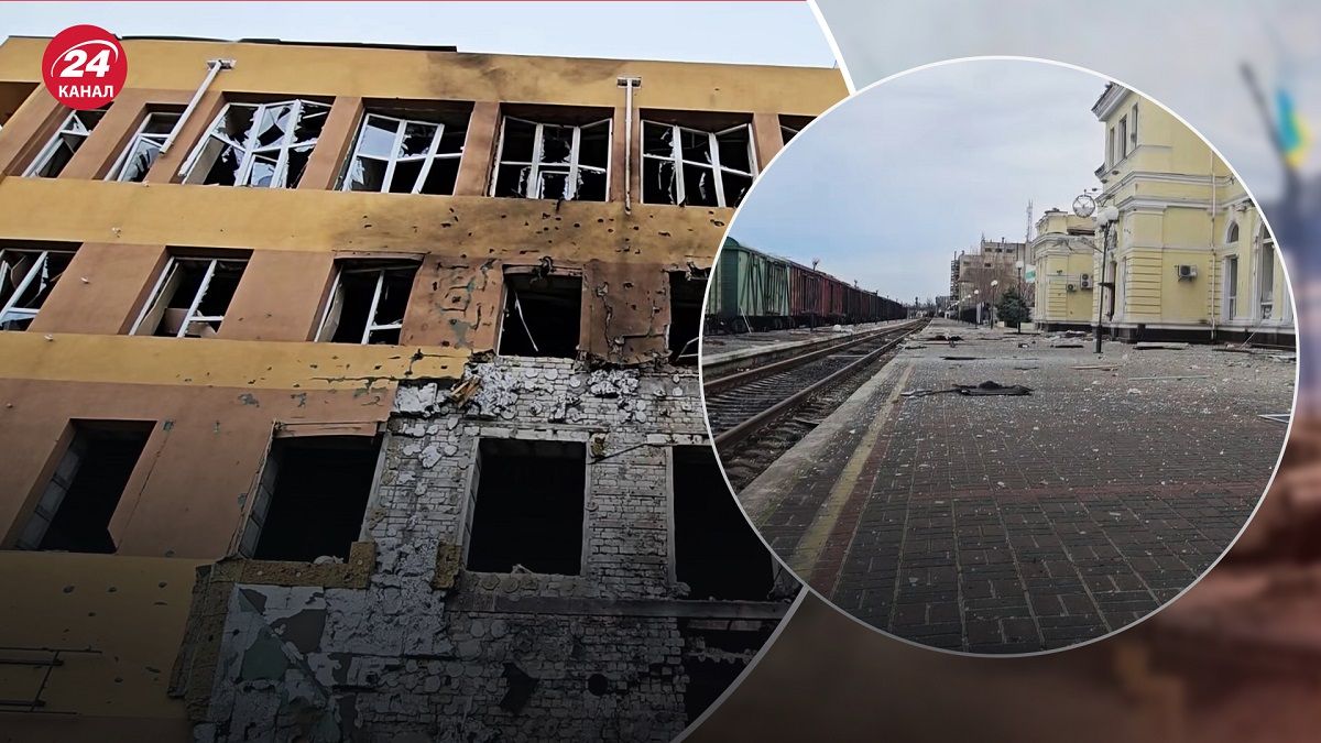 Удар по железнодорожному вокзалу в Херсоне 26 декабря – последствия обстрелов Херсонщины - 24 Канал Удар по железнодорожному вокзалу в Херсоне 26 декабря – последствия обстрелов Херсонщины - 24 Канал