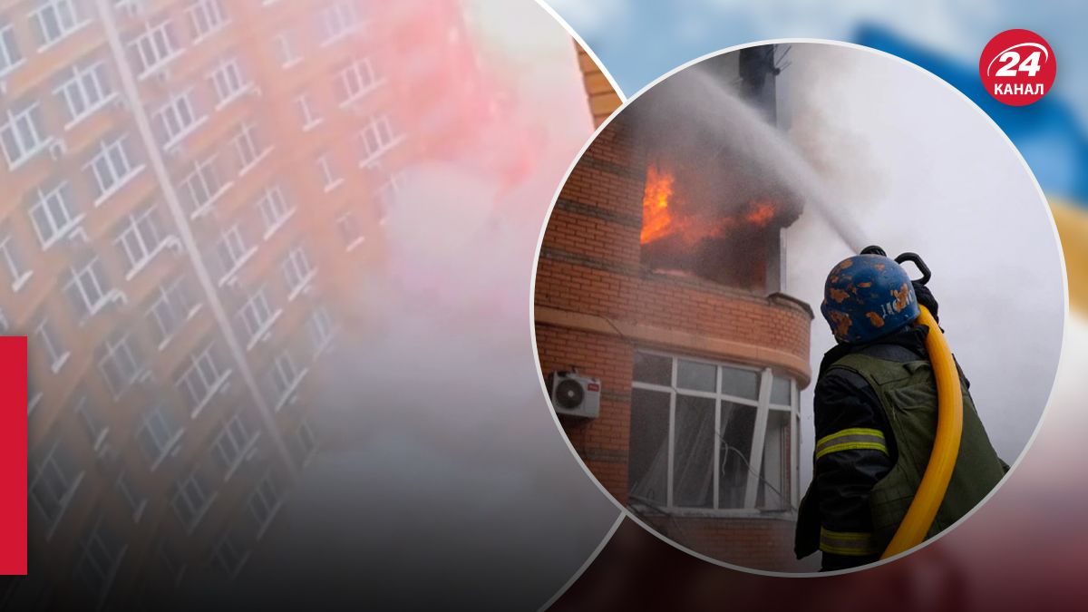 Момент удару по багатоповерхівці в Одесі - 24 Канал Момент удару по багатоповерхівці в Одесі - 24 Канал