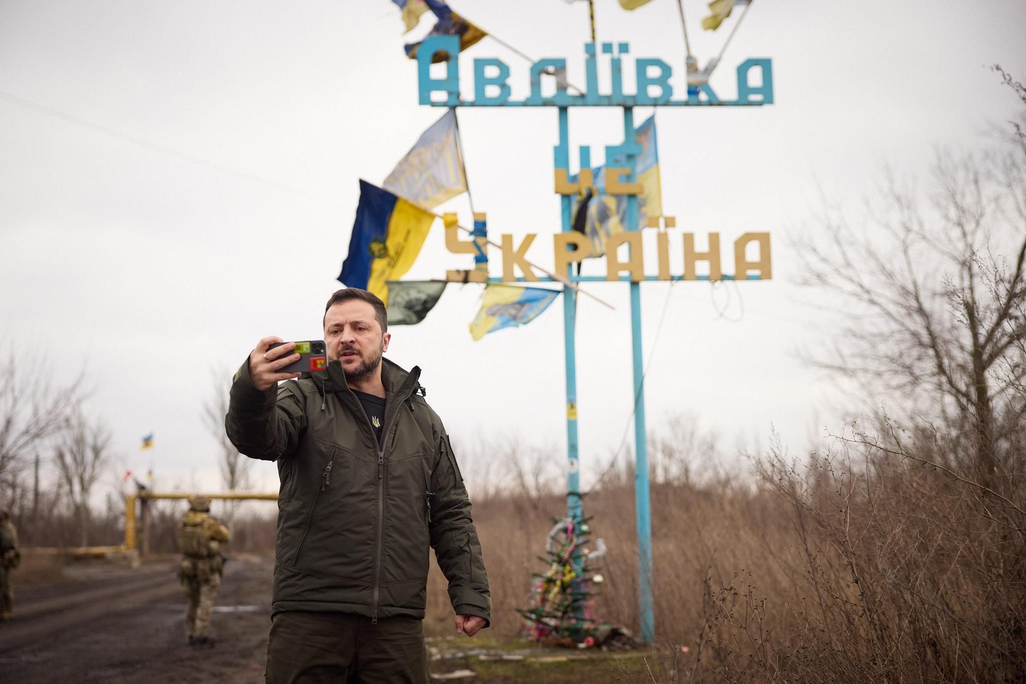 Владимир Зеленский приехал в Авдеевку 29 декабря 2023 года - Новости Украины - 24 Канал