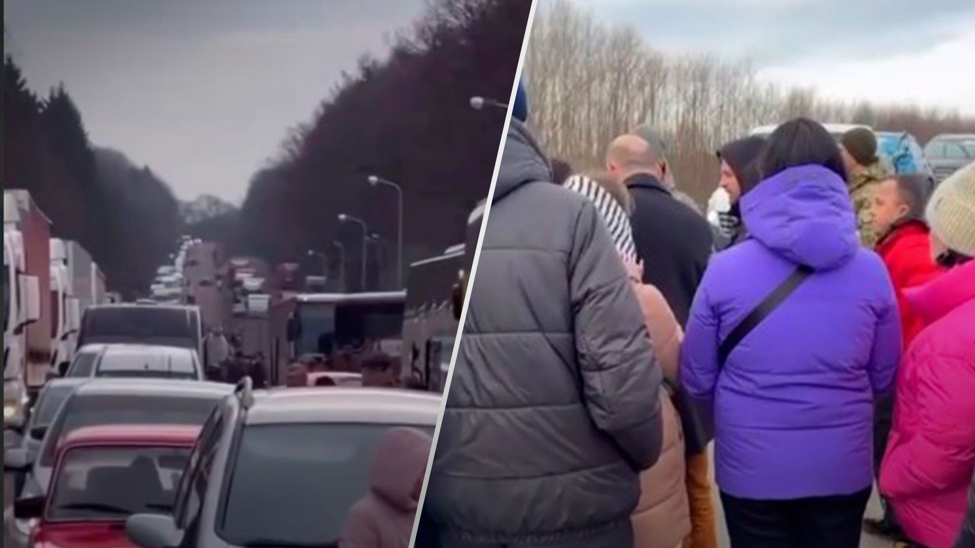 На кордоні утворилися черги - 24 Канал На кордоні утворилися черги - 24 Канал