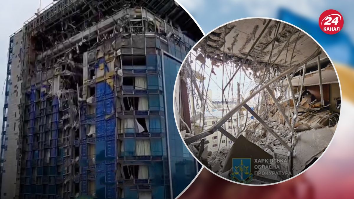 Kharkiv Palace – прокуратура сняла с помощью дрона пострадавший отель - 24 Канал Kharkiv Palace – прокуратура сняла с помощью дрона пострадавший отель - 24 Канал