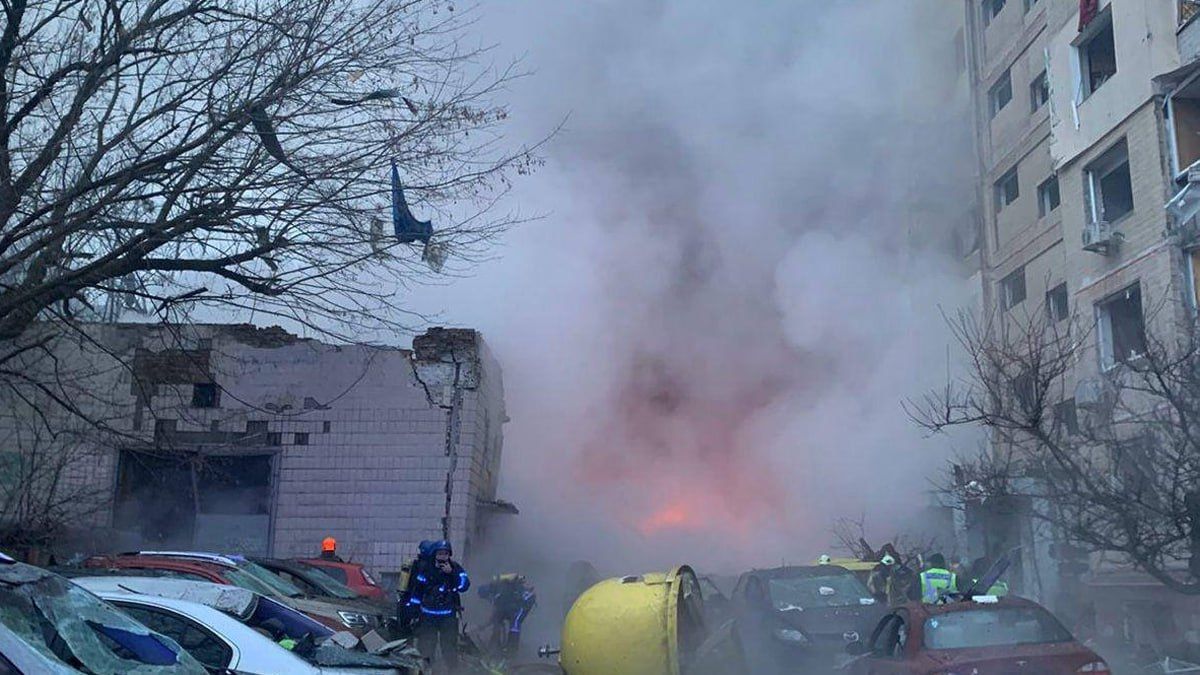 Атака на Київ: є загиблі - 24 Канал Атака на Київ: є загиблі - 24 Канал