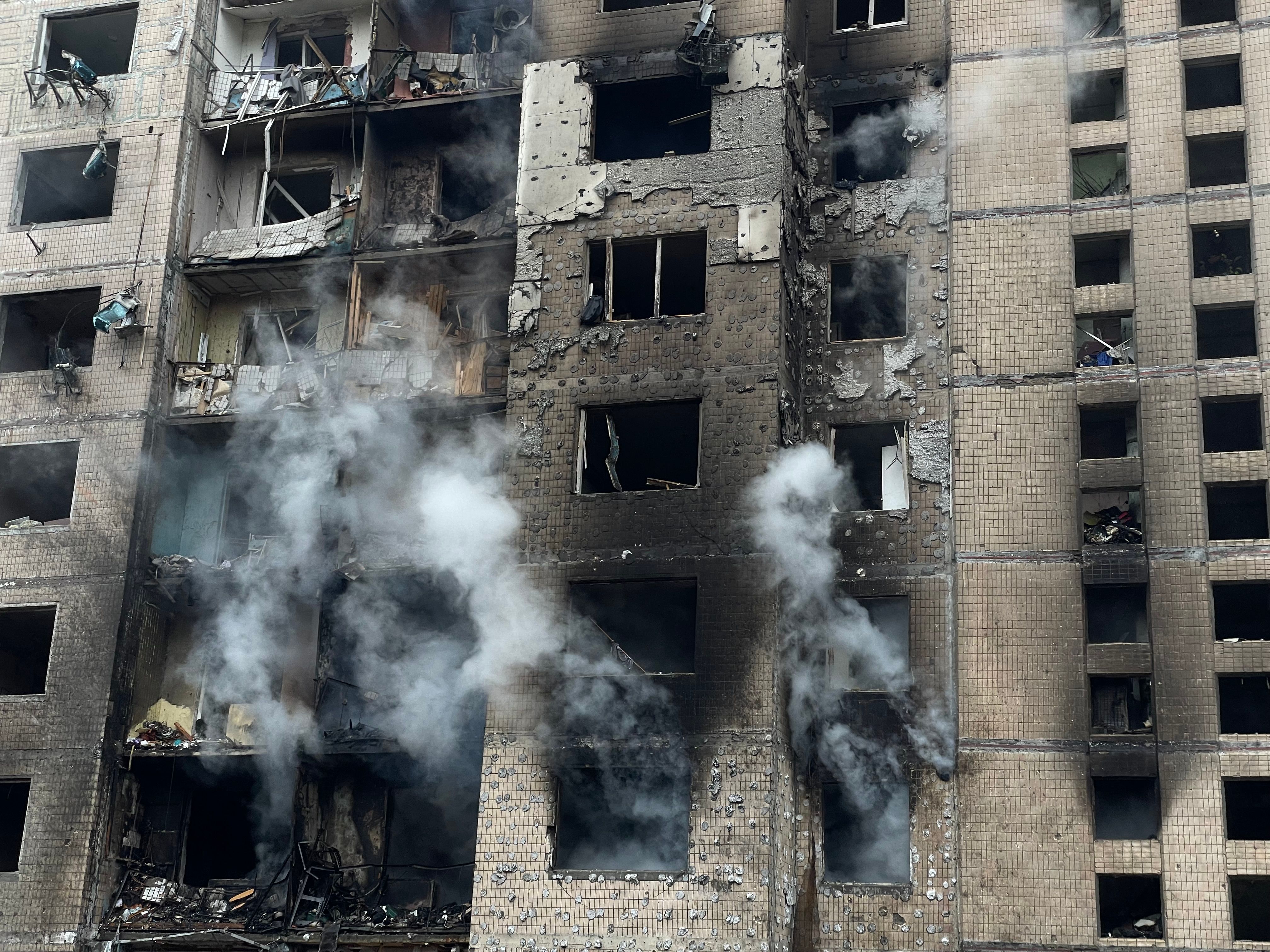 Зруйнований 2 січня будинок на Солом'янці Зруйнований 2 січня будинок на Солом'янці