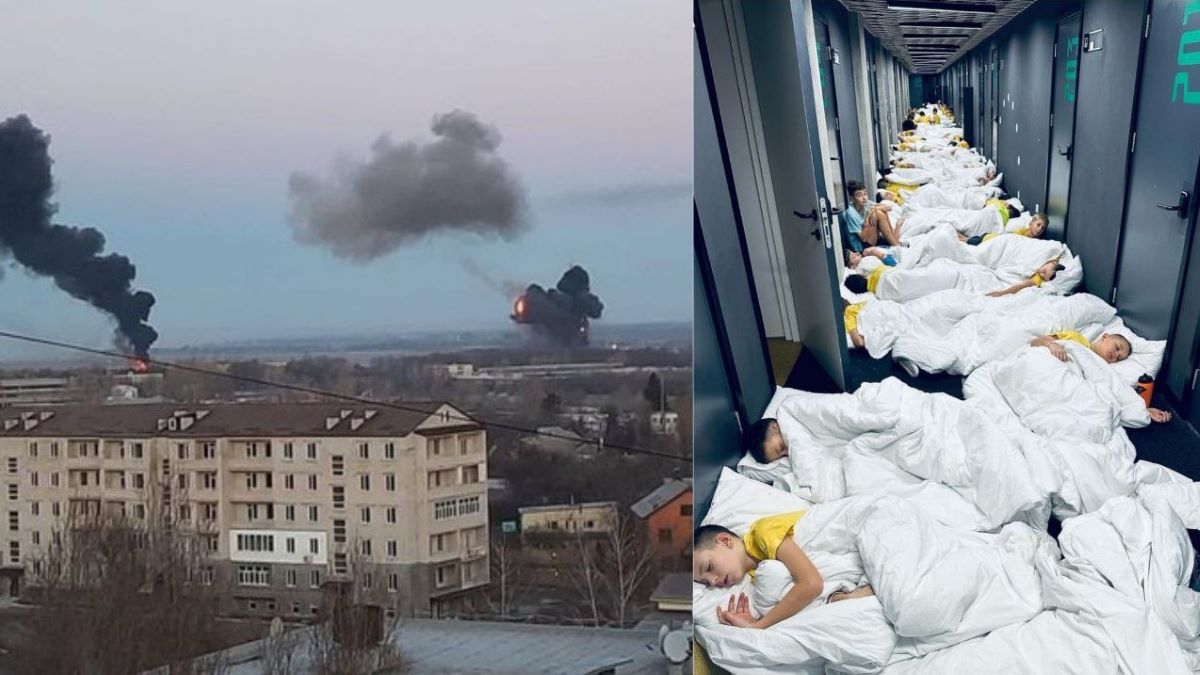 Українські діти під час обстрілів