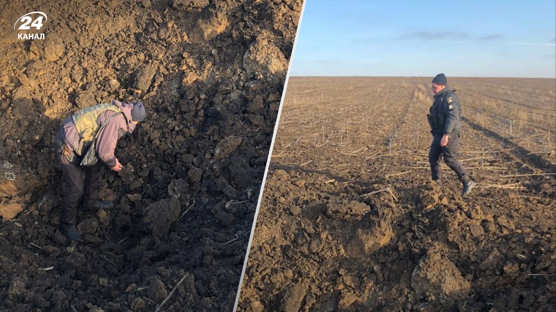 На Харківщині російська КАБ влучила у поле На Харківщині російська КАБ влучила у поле