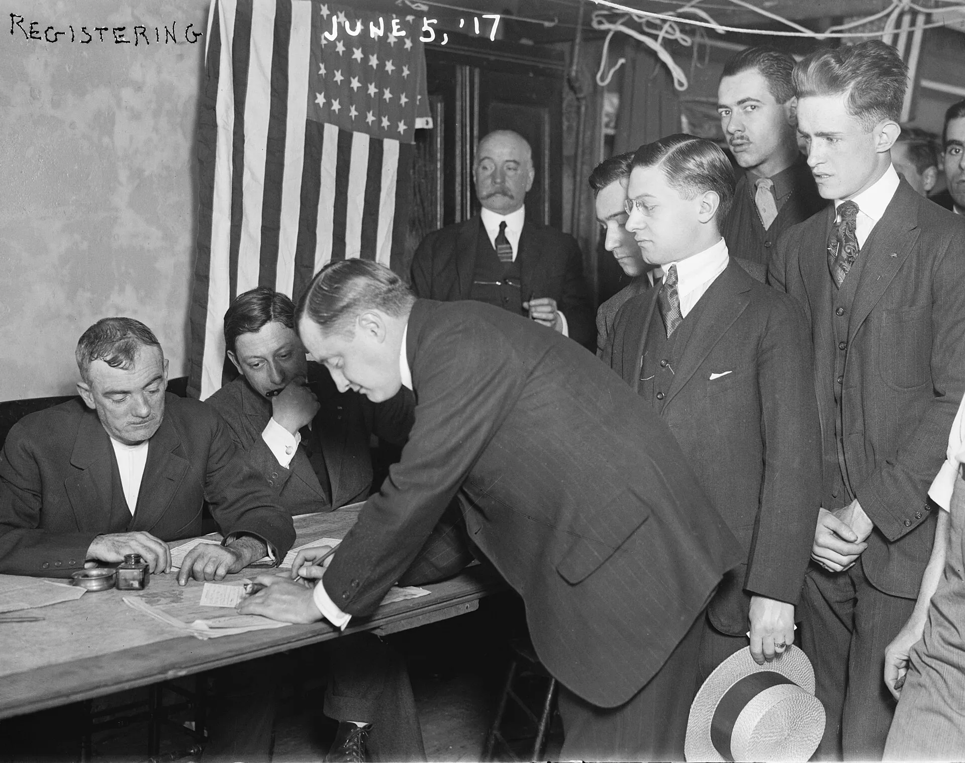 Мобілізаційна лотерея в США 1917