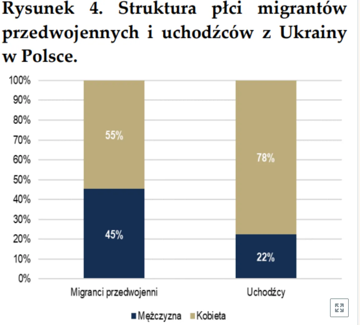 Нацбанк Польши сделал исследование о мигрантах из Украины