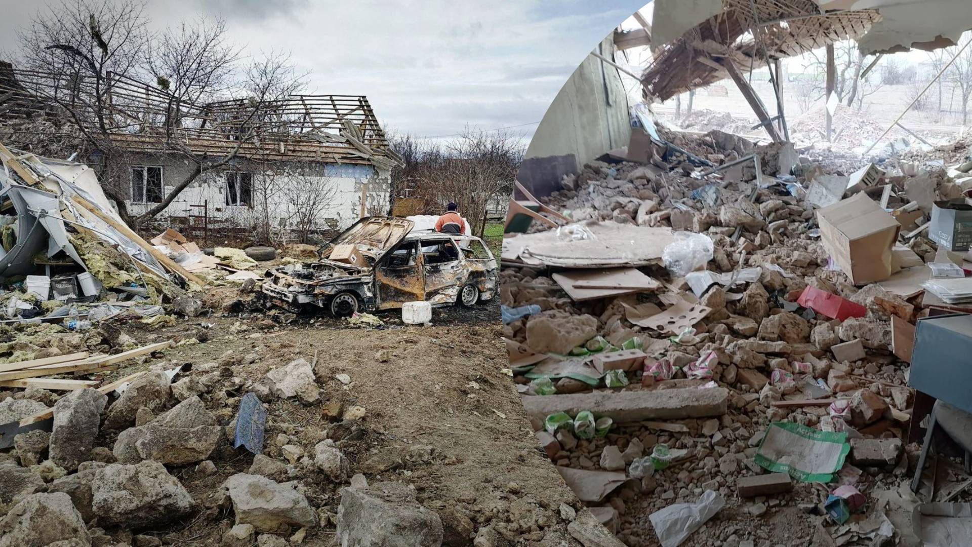 На Херсонщині росіяни знищили модульні будинки, де жили переселенці - 24 Канал