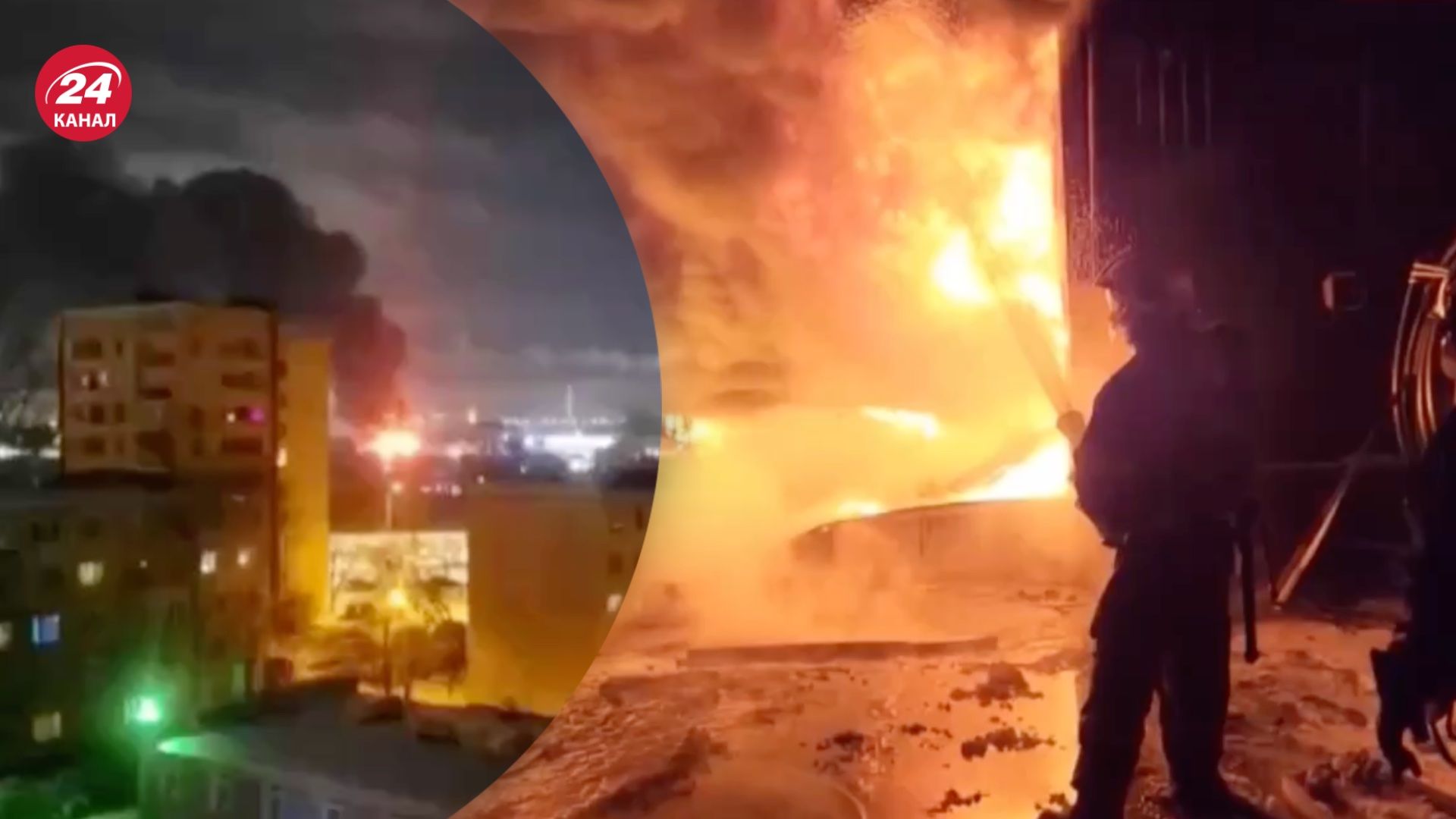В Санкт-Петербурге горят склады