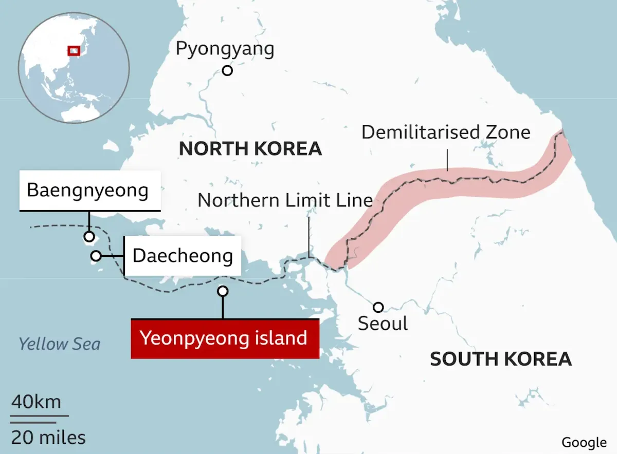 38 парарель КНДР Південна Корея 38 парарель КНДР Південна Корея