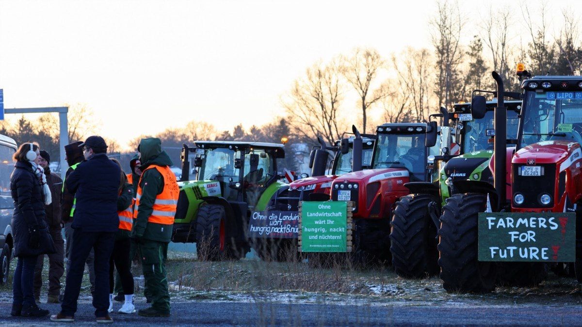 Забастовка фермеров в Германии