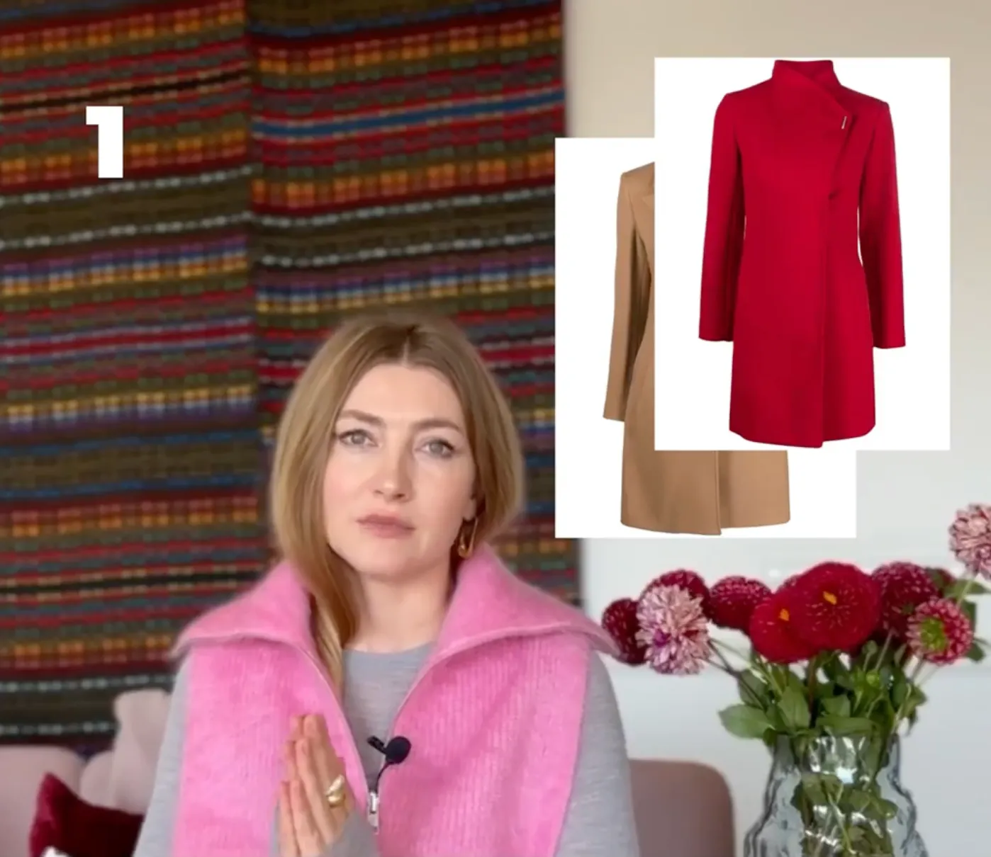 Какое пальто лучше не покупать / Скриншот из видео Оксаны Мацькив