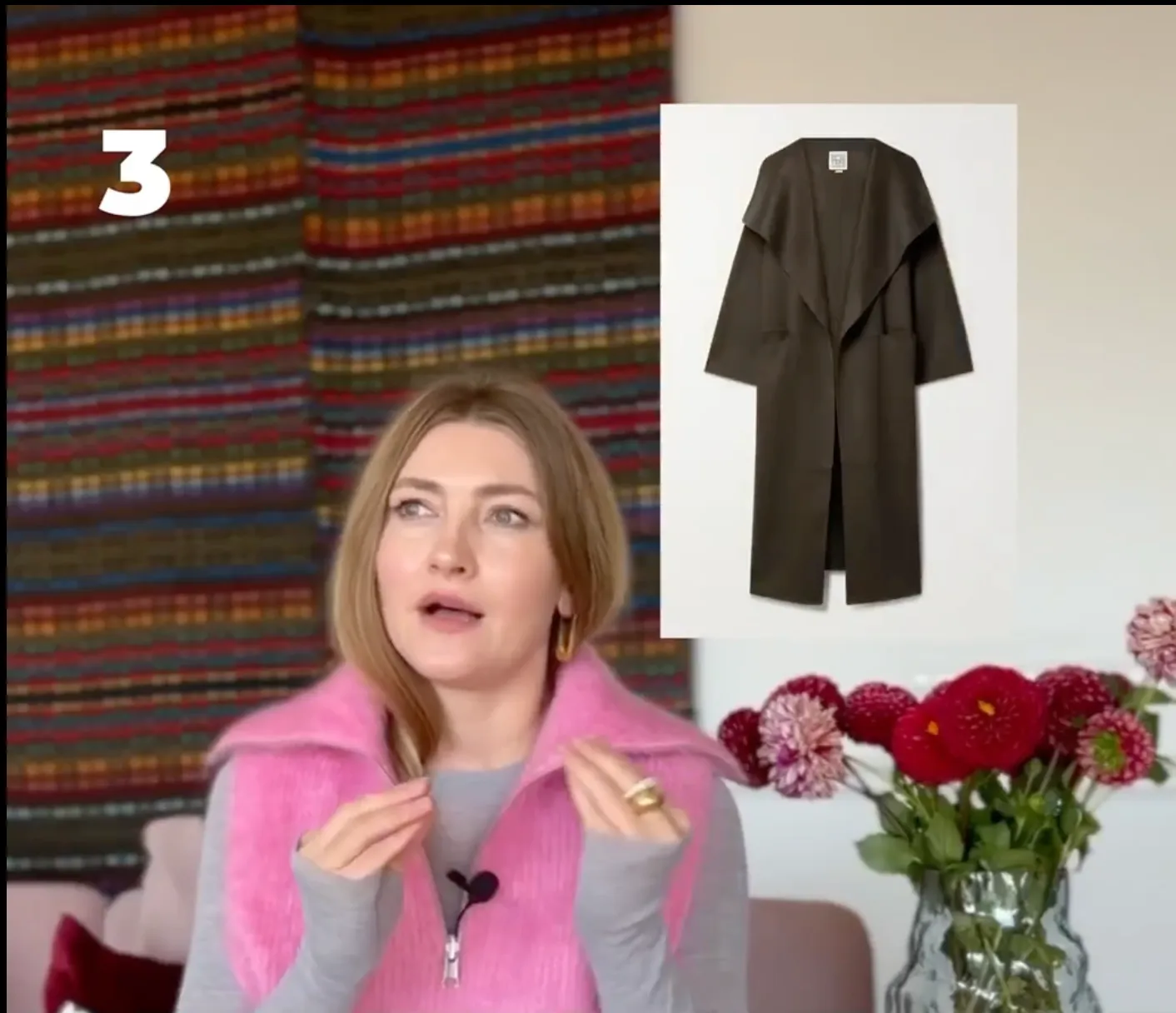 Яке пальто краще не купувати / Скриншот з відео Оксани Мацьків 