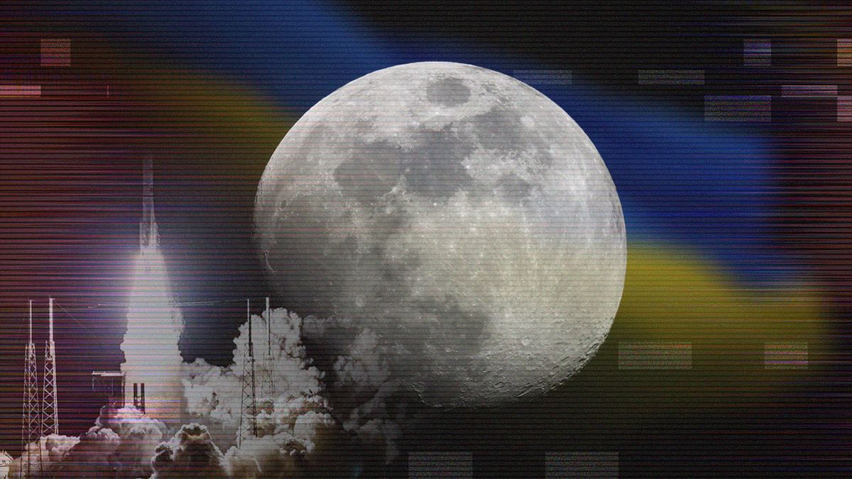 Флаг Украины должен был сесть на Луну вместе с космическим аппаратом Peregrine Флаг Украины должен был сесть на Луну вместе с космическим аппаратом Peregrine