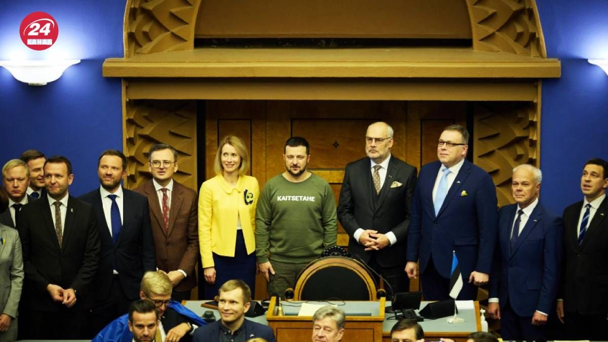 Зеленський звернувся до естонський урядовців Зеленський звернувся до естонський урядовців