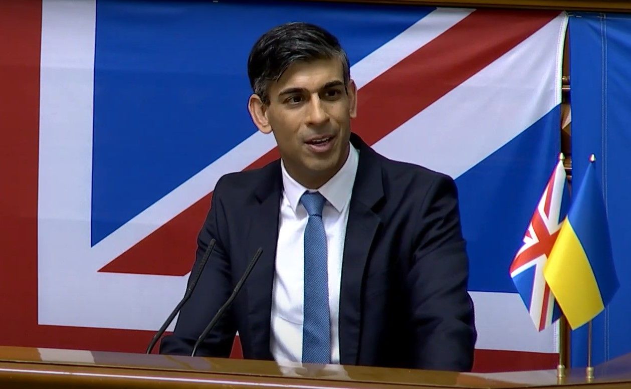 Риши Сунак выступил с речью в Верховной Раде Риши Сунак выступил с речью в Верховной Раде