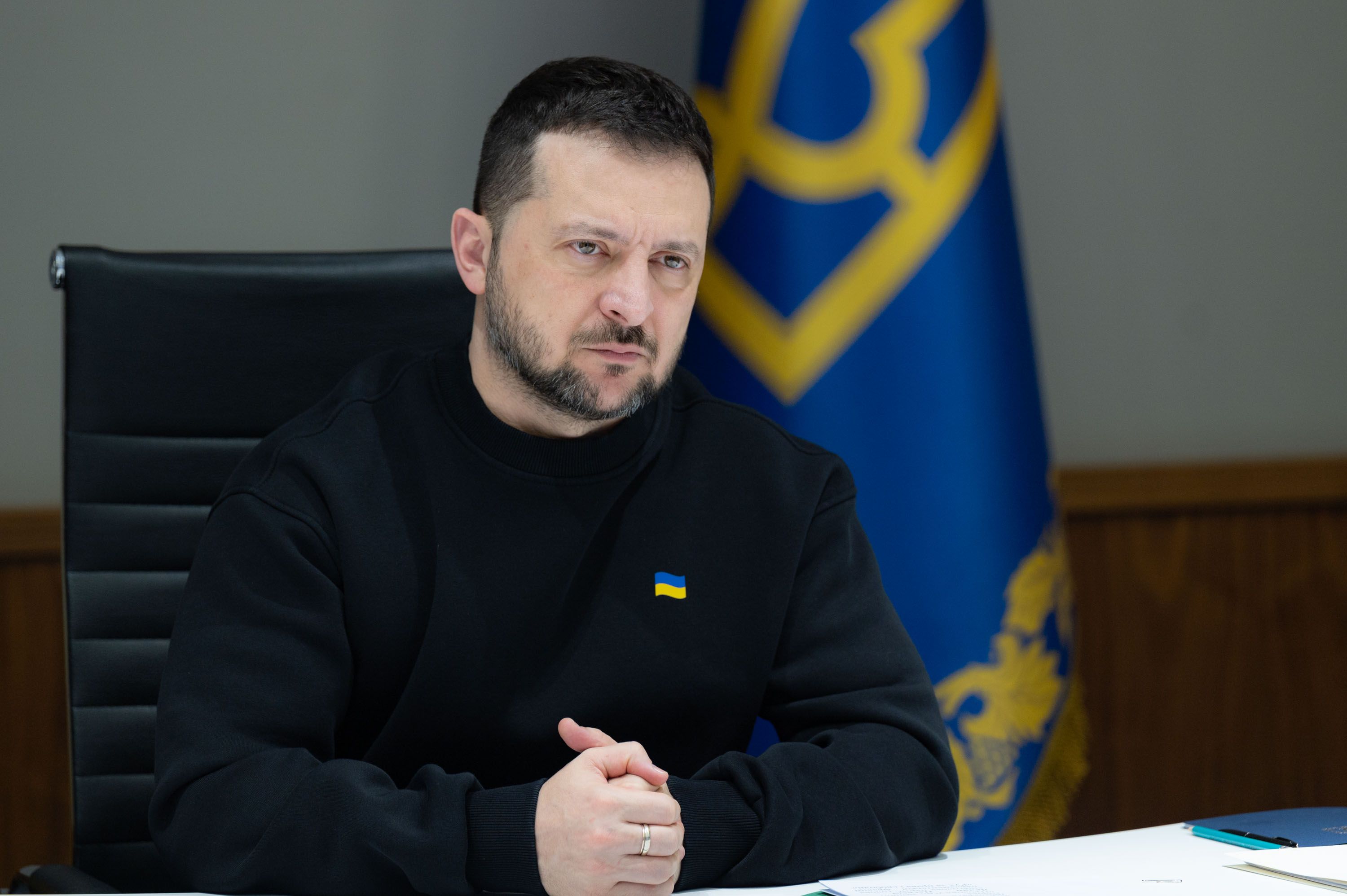 Зеленський записав традиційне звернення Зеленський записав традиційне звернення