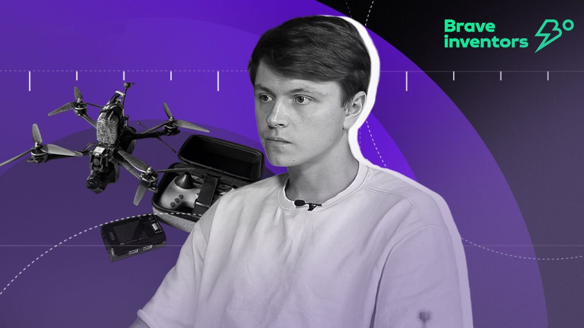 Данило Холявко, керівник проєкту Джміль Данило Холявко, керівник проєкту Джміль