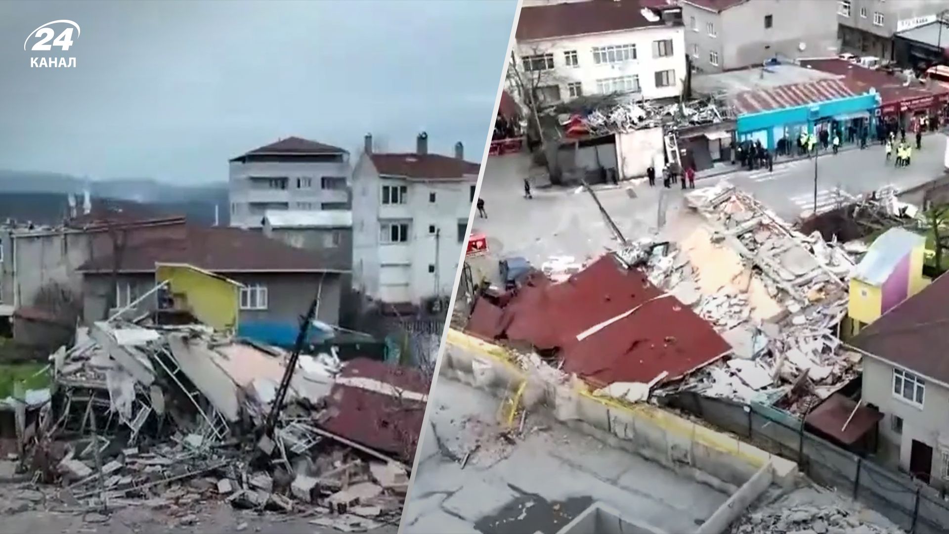 У Стамбулі обвалилися будинки У Стамбулі обвалилися будинки