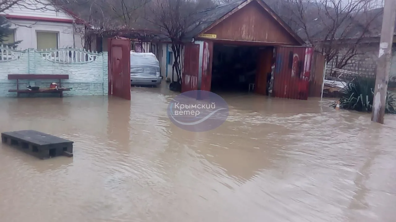 Крым затопило Крым затопило