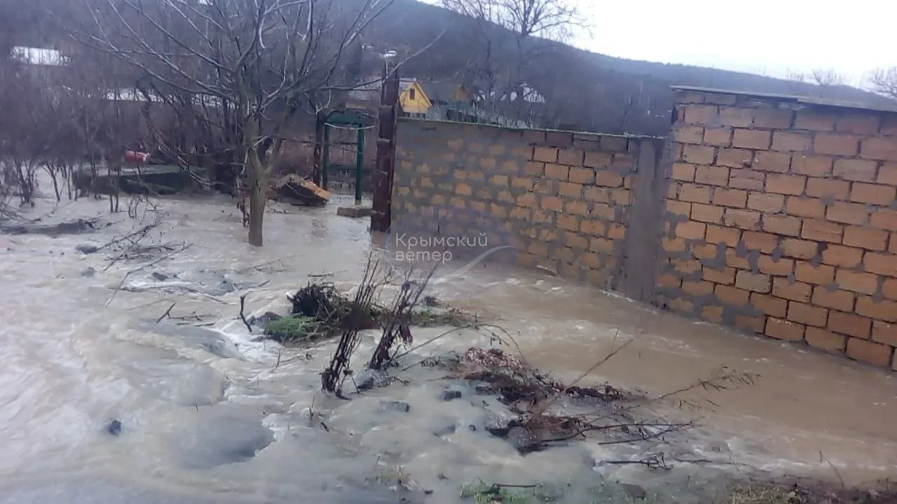 Крым затопило Крым затопило