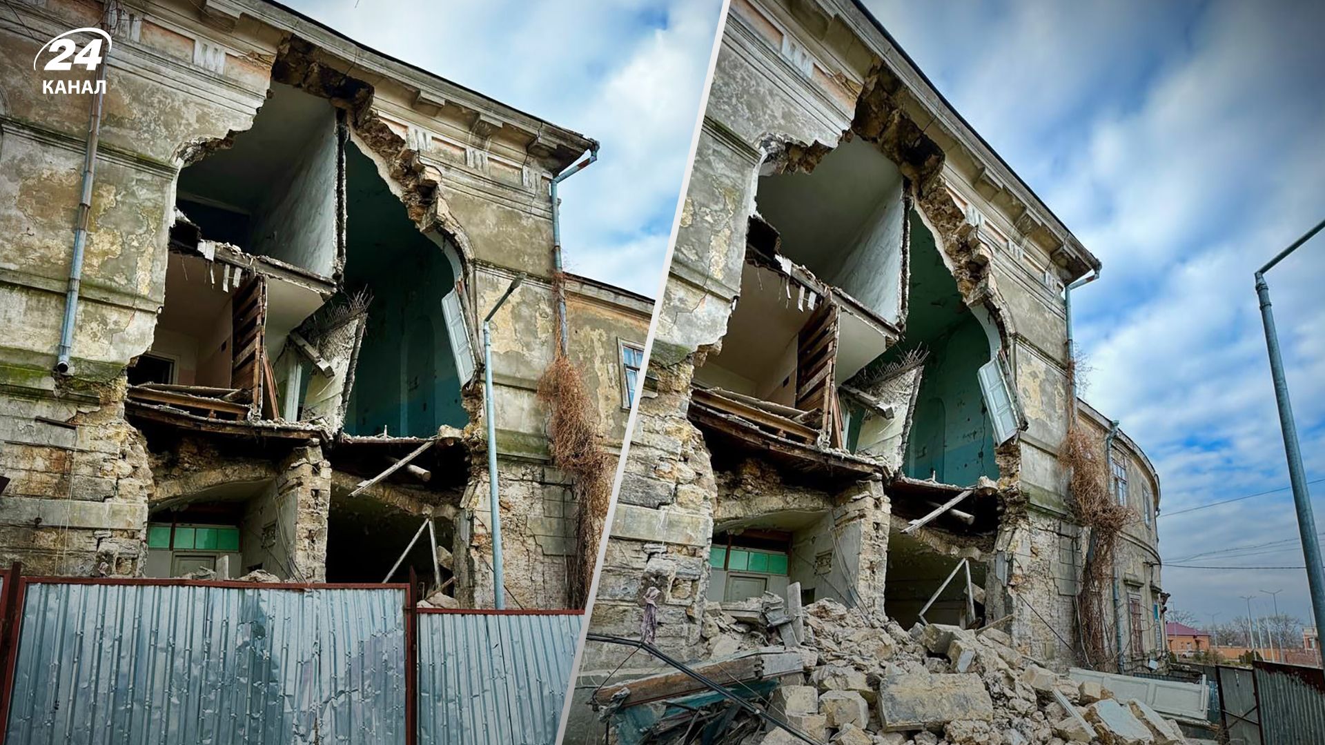 В Одесі раптово обвалилася частина будівлі інфекційної лікарні: фото жахають В Одесі раптово обвалилася частина будівлі інфекційної лікарні: фото жахають