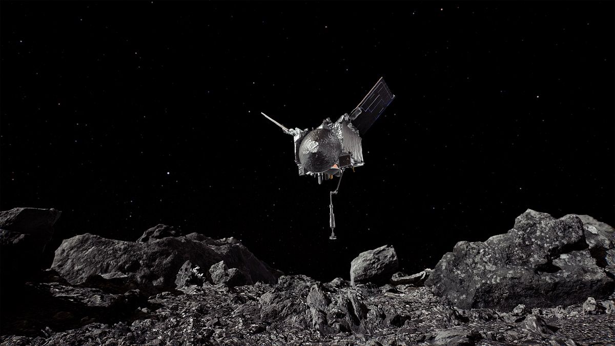 NASA завершило вилучення зразків ґрунту з астероїда Бенну після проблем з кришкою