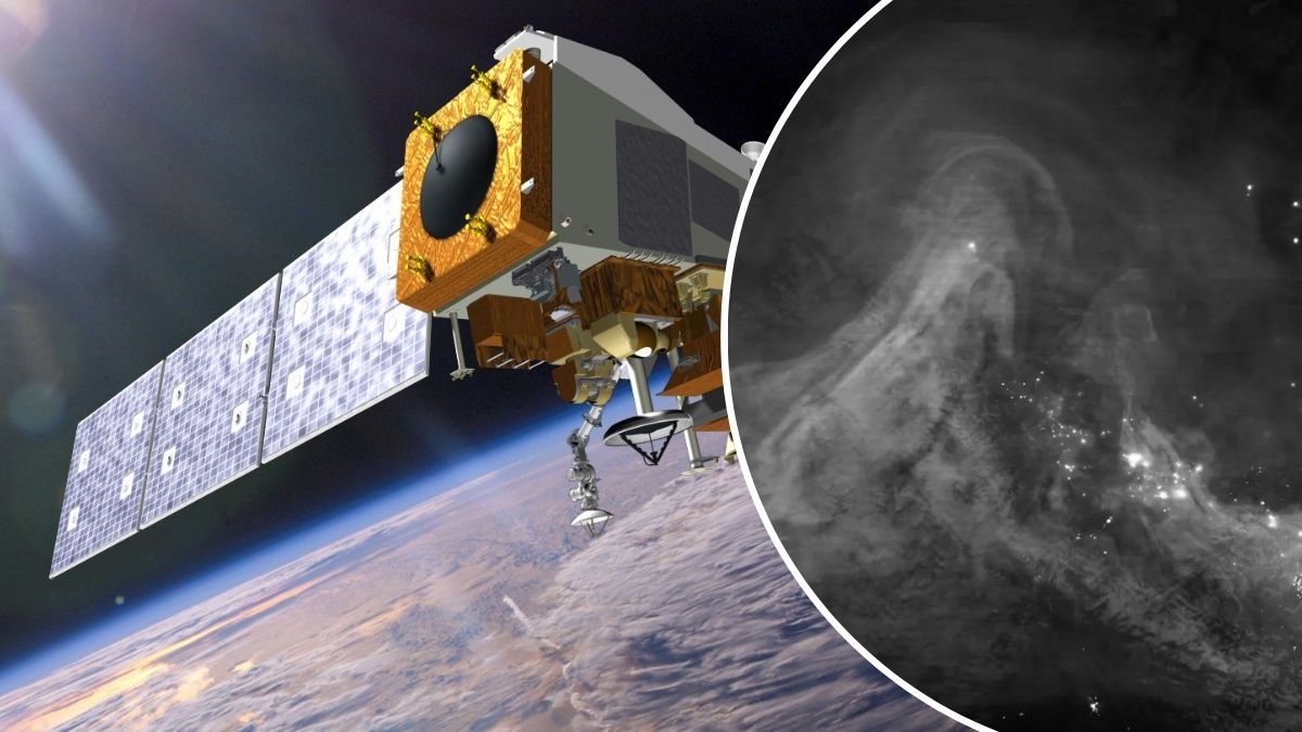 Полярне сяйво над Канадою в інфрачервоному діапазоні Полярне сяйво над Канадою в інфрачервоному діапазоні