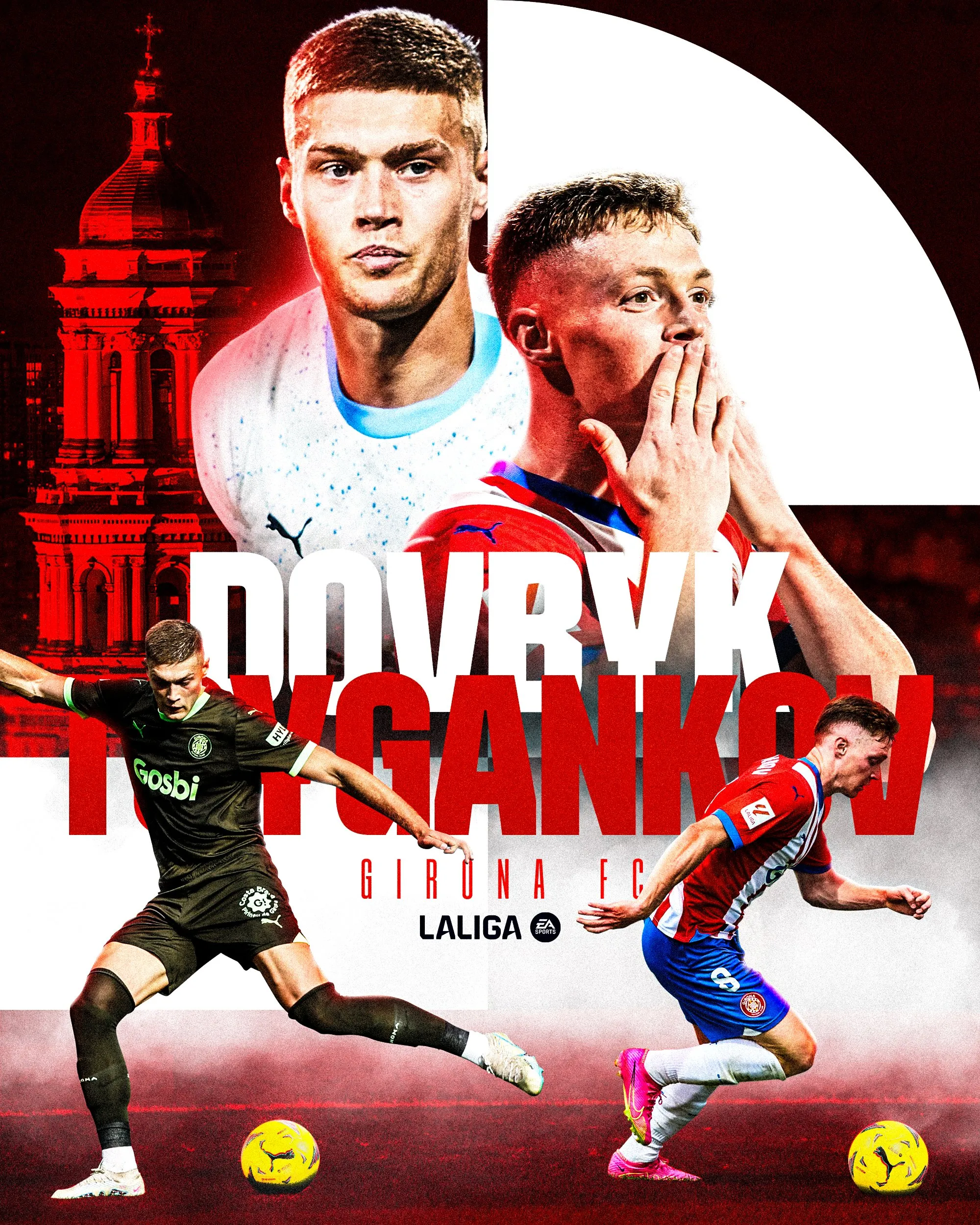 Ла Ліга присвятила банер Довбику та Циганкову Ла Ліга присвятила банер Довбику та Циганкову