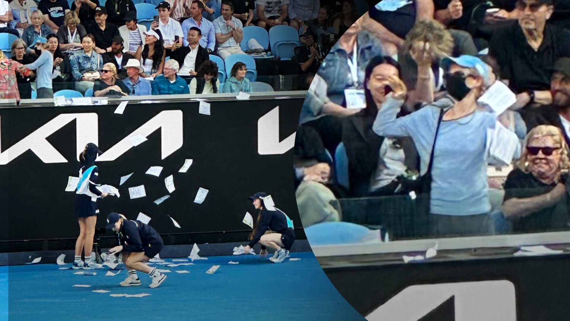 Акція протесту на підтримку Палестини під час Australian Open