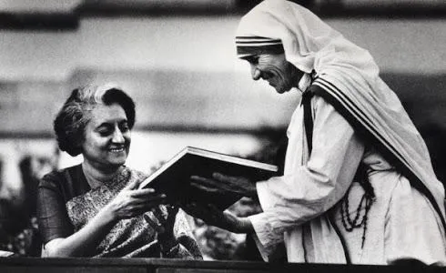 Індіра Ганді та Мати Тереза