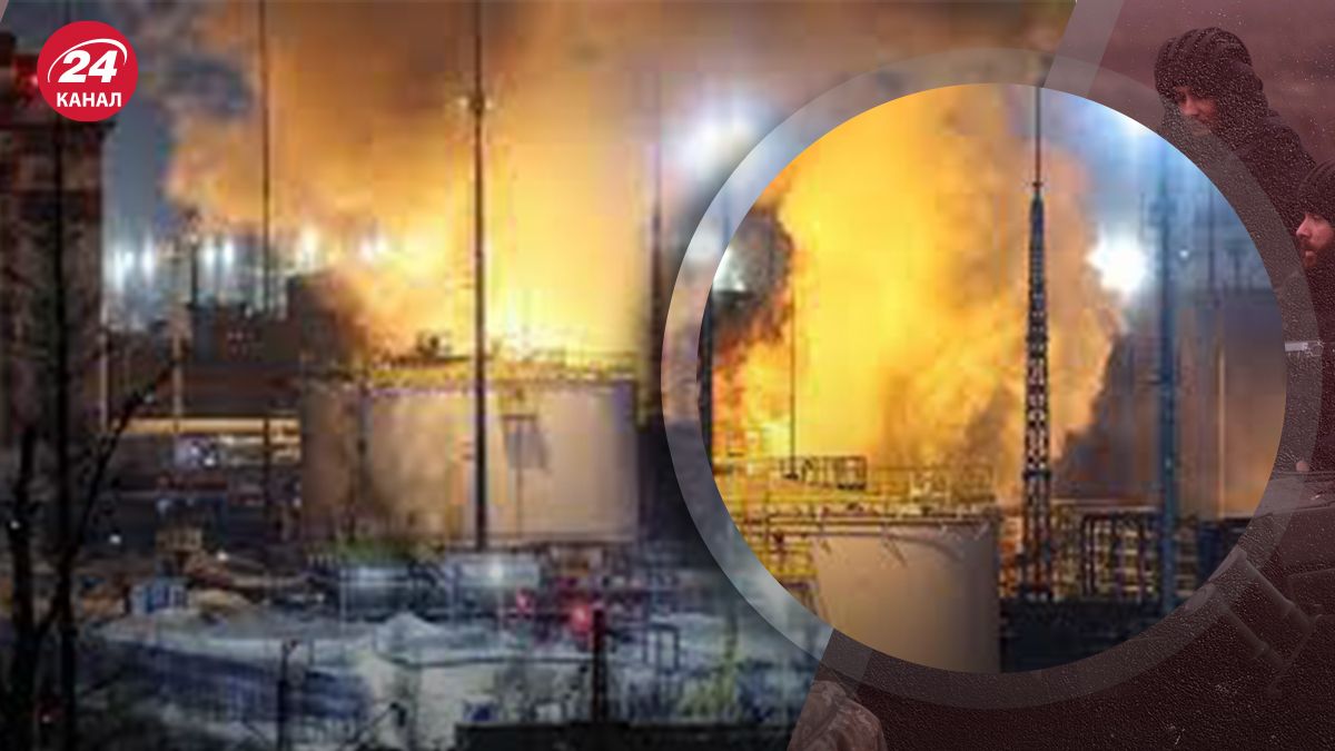 В России горел нефтяной терминал