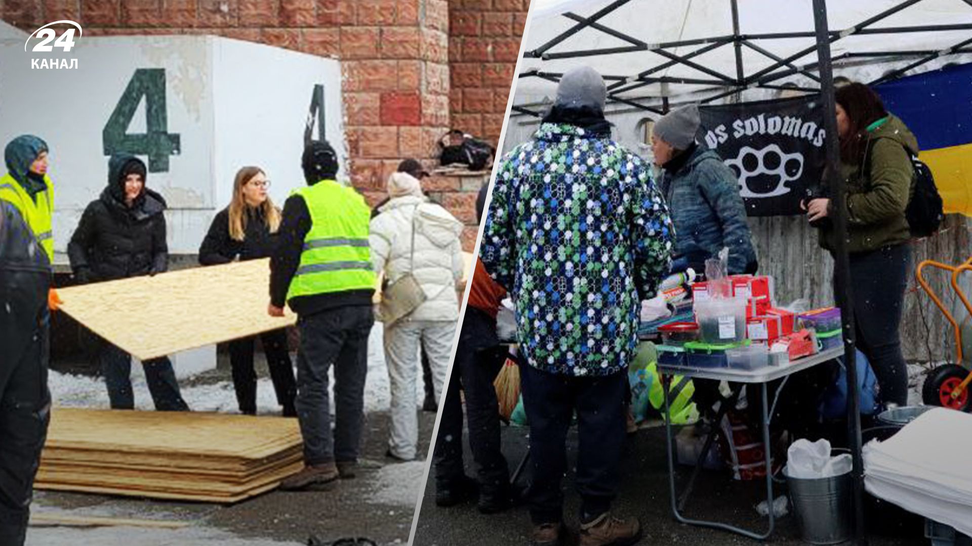 Кияни допомогали прибирати наслідки ракетного обстрілу Кияни допомогали прибирати наслідки ракетного обстрілу