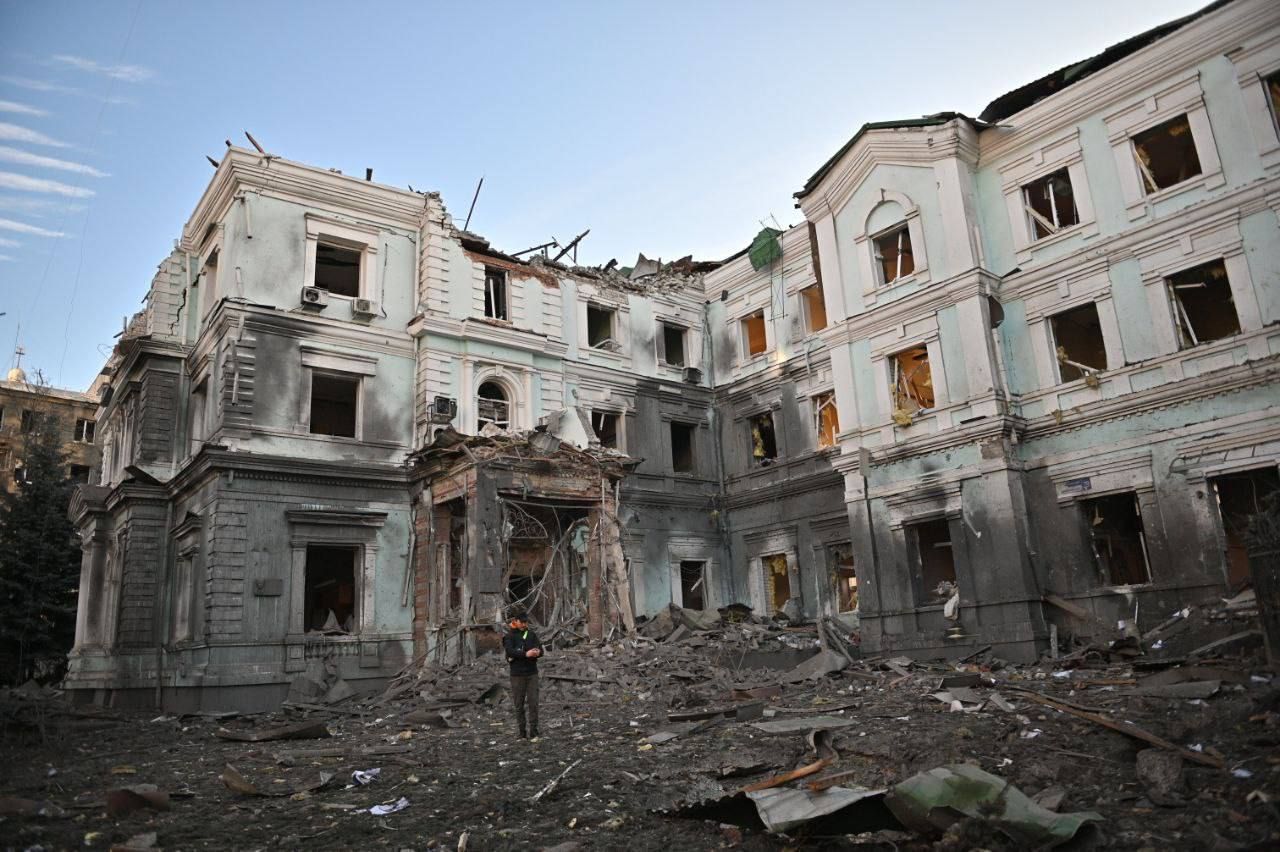 Росіяни обстріляли Харків 23 січня 2024 - постраждала Національна академія правових наук