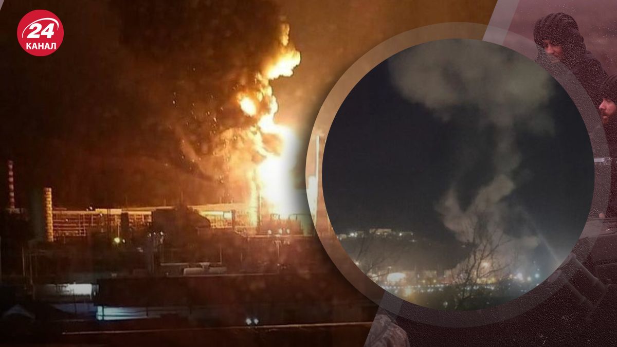 Вибух на нафтобазі у Туапсе Вибух на нафтобазі у Туапсе